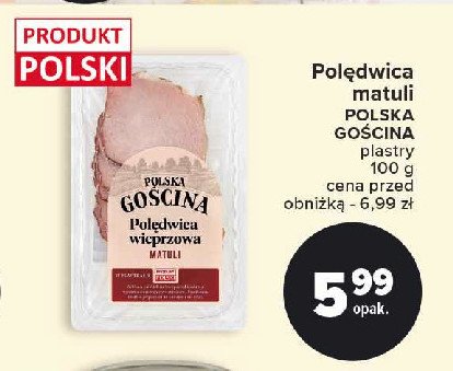 Polędwica wieprzowa matuli Polska gościna promocja