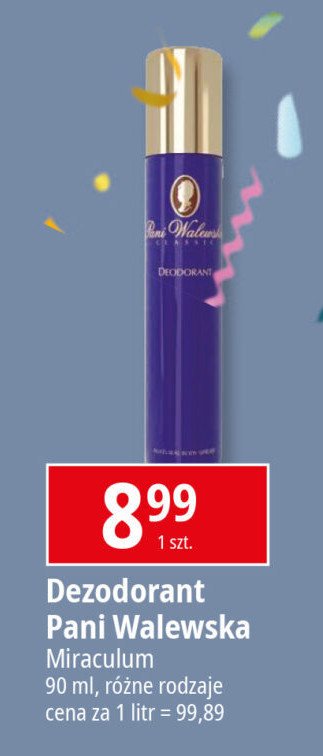 Dezodorant Pani walewska classic promocja