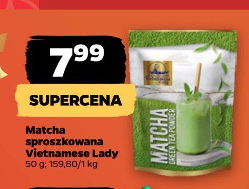 Matcha sproszkowana Vifon vietnamese lady promocja w Netto