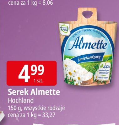 Serek Almette Hochland promocja w Leclerc