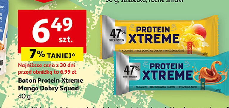Baton protein xtreme toffi DOBRY SQUAT promocja