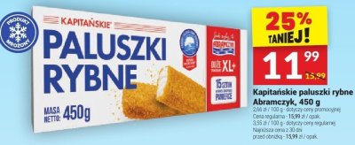 Paluszki rybne Kapitańskie Abramczyk, 450 g promocja w Twój Market