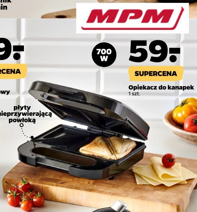 Opiekacz Mpm product promocja w Netto