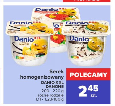 Serek truskawka xxl Danone danio promocja