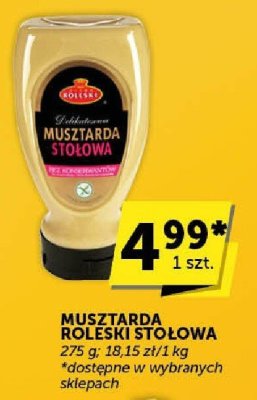 Musztarda Roleski Stołowa promocja w Groszek
