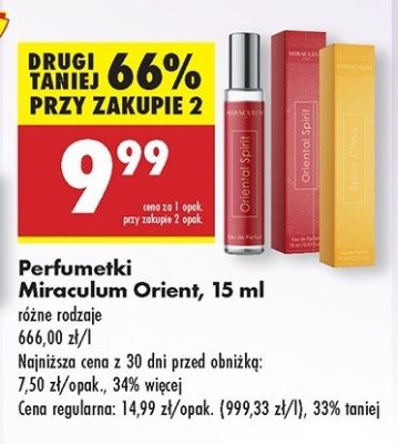 Perfumetka orient Miraculum promocja