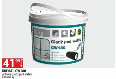 Gładź Kreisel GW180 pod wałek promocja w Merkury Market