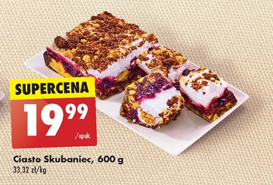 Ciasto skubaniec promocja w Biedronka