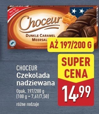 Czekolada z orzeszkami ziemnymi i karmelem Choceur promocja