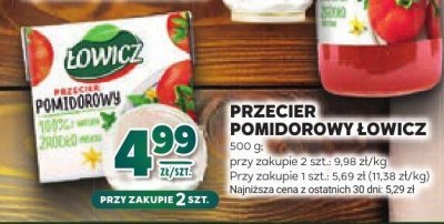 Przecier pomidorowy Łowicz promocja w Stokrotka