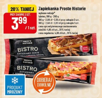 Zapiekanka Proste Historie promocja w POLOmarket
