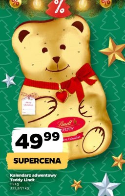 Kalendarz adwentowy Teddy  promocja w Netto