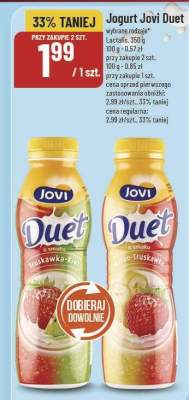 Jogurt Jovi Duet promocja w POLOmarket