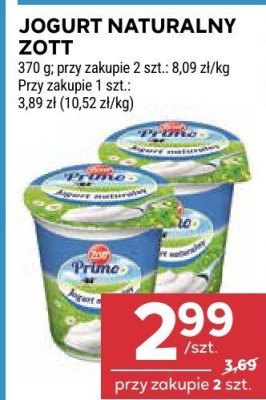 Jogurt naturalny zott promocja w Stokrotka