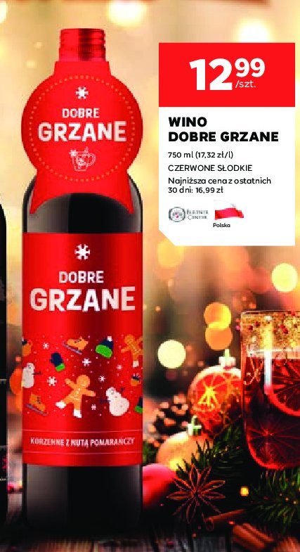 Wino Dobre grzane promocja w Stokrotka