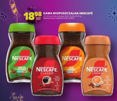 Kawa rozpuszczalna Nescafé różne rodzaje promocja w Stokrotka