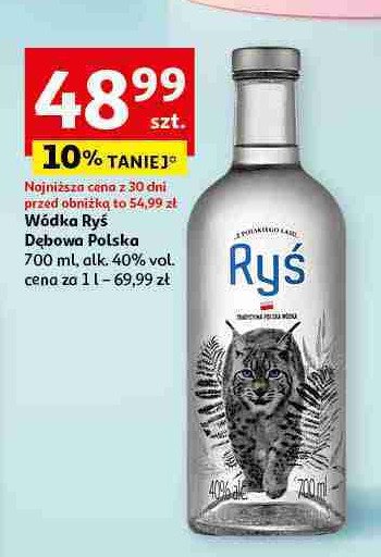 Wódka Ryś vodka promocja