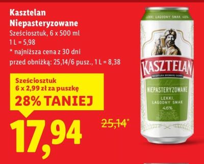 Piwo promocja w Lidl