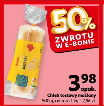 Chleb maślany Auchan promocja