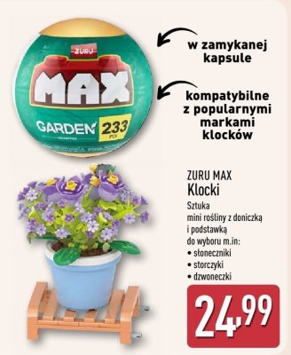 Klocki Zuru Max Garden, różne rodzaje promocja w Aldi