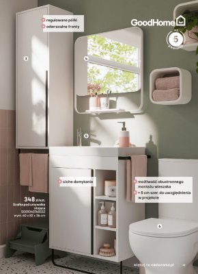 Szafka pod umywalkę stojąca promocja w Castorama