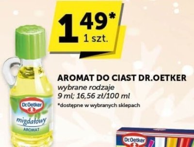 Aromat do ciast Dr.Oetker promocja w Groszek
