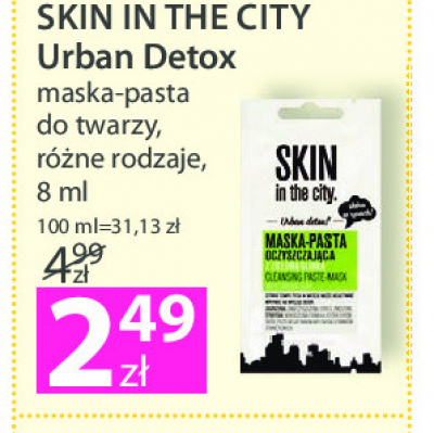 Maska-pasta oczyszczająca Skin in the city promocja
