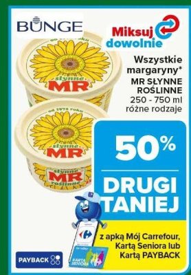 Margaryna MR Słynne Roślinne Bunge promocja w Carrefour