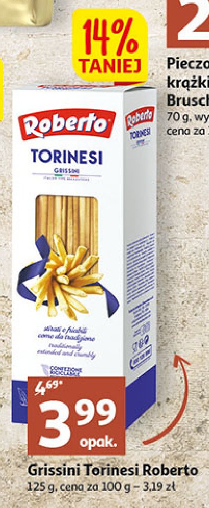 Paluszki grissini torinesi ROBERTO promocja