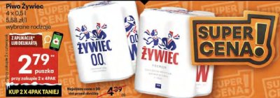 Piwo promocja w Delikatesy Centrum