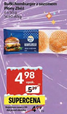 Bułki hamburger z sezamem Plony Zbóż promocja w Delikatesy Centrum