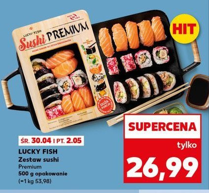 Zestaw sushi premium Lucky fish promocja