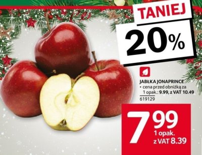 Jabłka Jonaprince promocja w Selgros