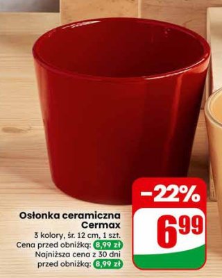 Osłonka ceramiczna Cermax 3 kolory, śr. 12 cm promocja w Dino