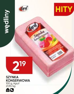 Szynka konserwowa Agryl promocja w Chata Polska
