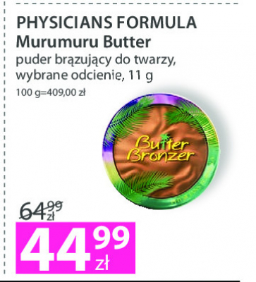 Puder br膮zuj膮cy deep bronzer Physicians formula murumuru butter promocja