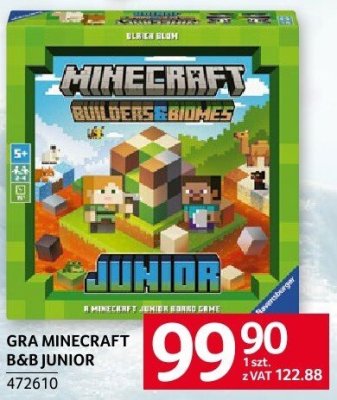 Gra Minecraft B&B Junior promocja w Selgros