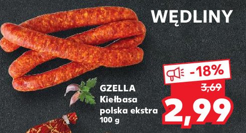 Kiełbasa polska Gzella promocja