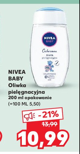 Oliwka pielęgnacyjna Nivea baby ochronny promocja