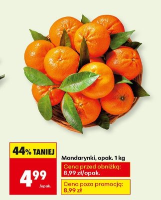 Mandarynki opak. 1 kg promocja w Biedronka