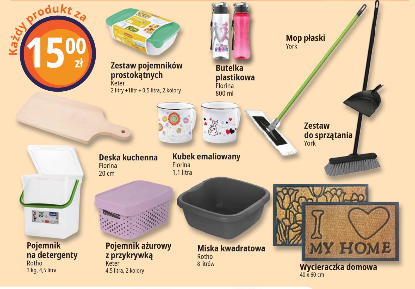 Pojemnik na detergenty Rotho promocja