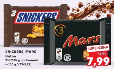 Baton Snickers 150 g promocja w Kaufland