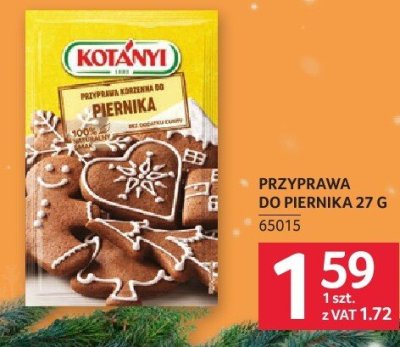 Przyprawa do piernika 27 g promocja w Selgros