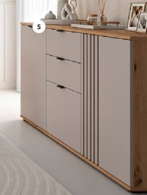 Komoda KOM3D2S promocja w Black Red White