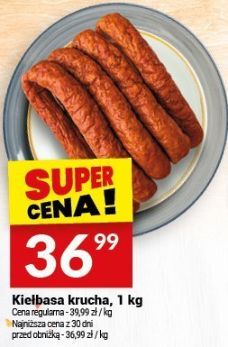 Kiełbasa krucha, 1 kg promocja w Twój Market