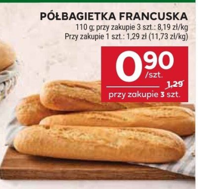 Półbagietka francuska promocja w Stokrotka