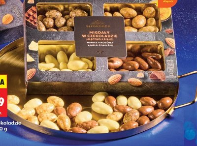 Migdały w czekoladzie 200 g promocja w Biedronka