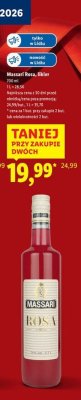 Likier Massari Rosa promocja w Lidl