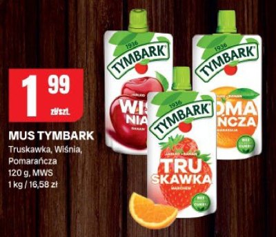 Mus Tymbark Truskawka promocja w Chorten