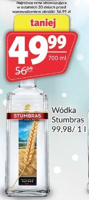 Wódka Stumbras promocja w Prim Market